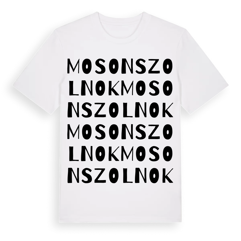 Mosonszolnok ordlek t-shirt – White, i miljö