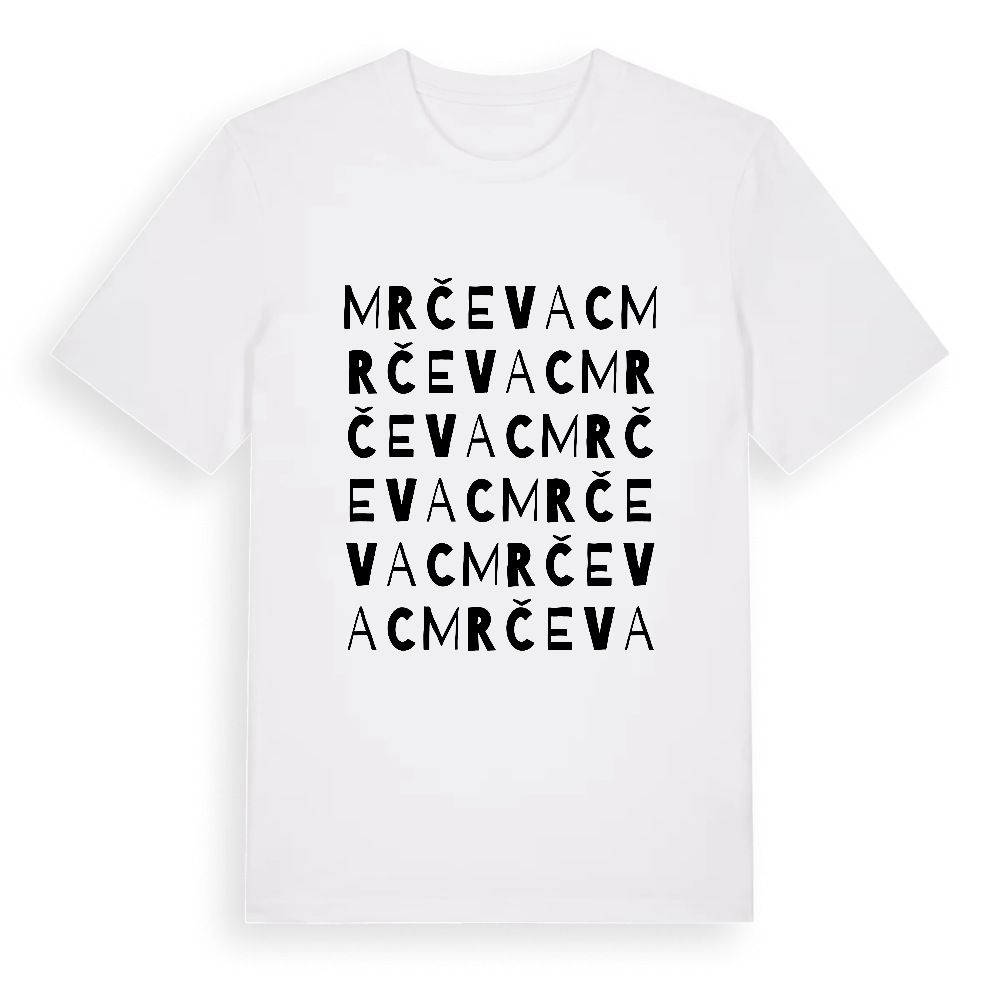 Mrčevac ordlek t-shirt – White, i miljö