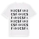 Mucsfa ordlek t-shirt