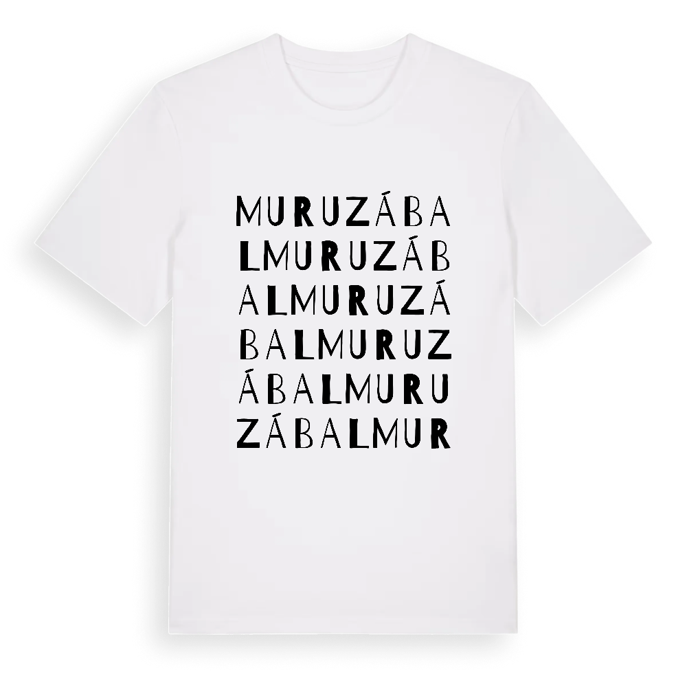 Muruzábal ordlek t-shirt – White, i miljö