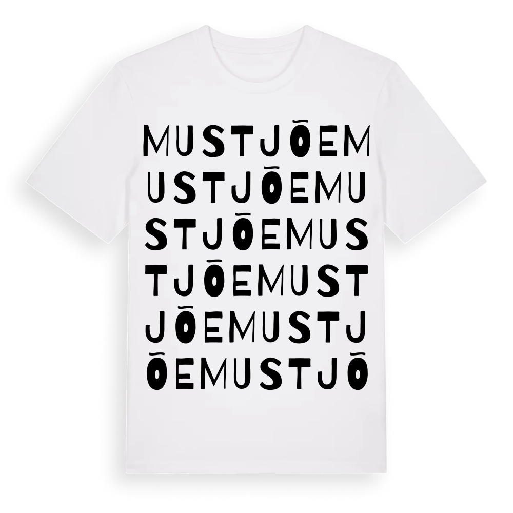 Mustjõe ordlek t-shirt – White, i miljö