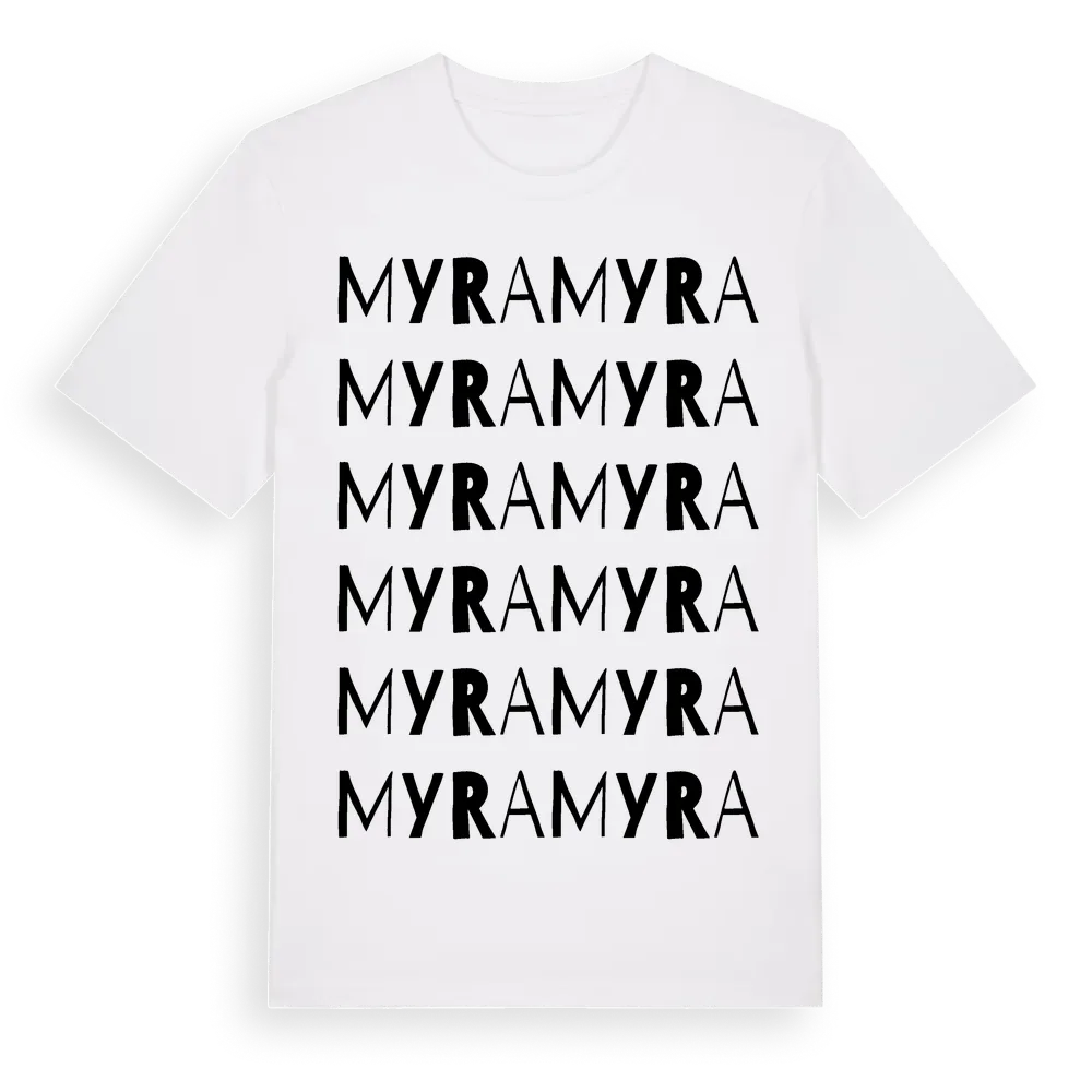 Myra ordlek t-shirt i miljö