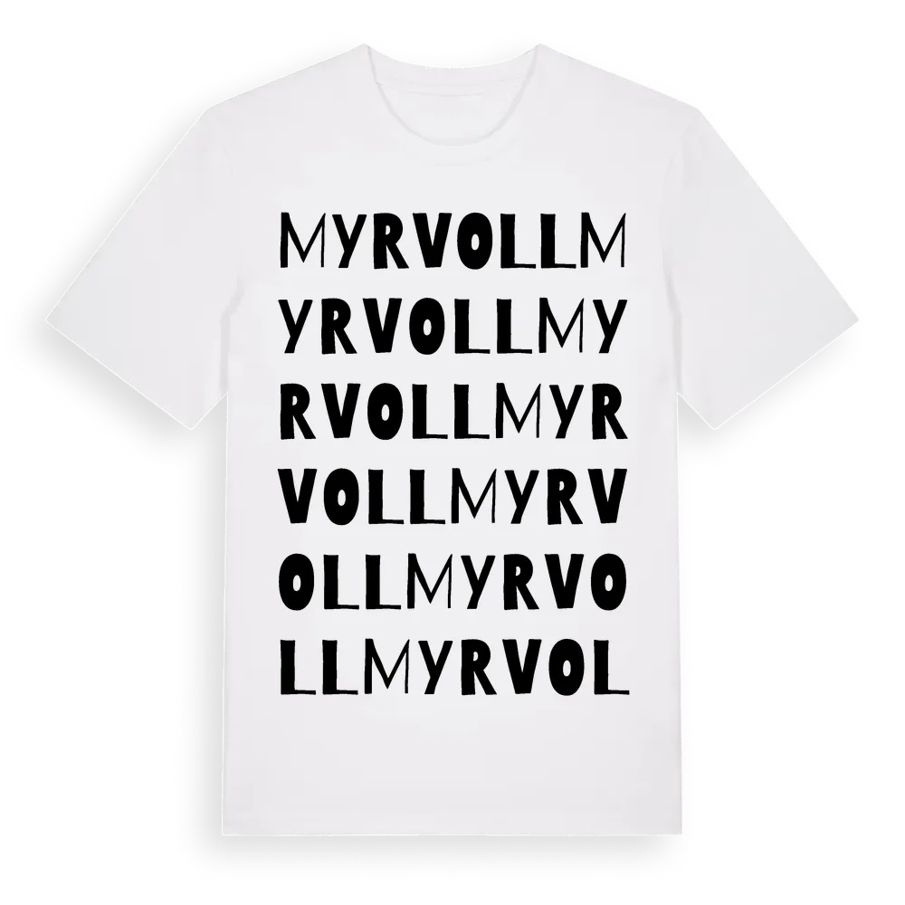 Myrvoll ordlek t-shirt i miljö