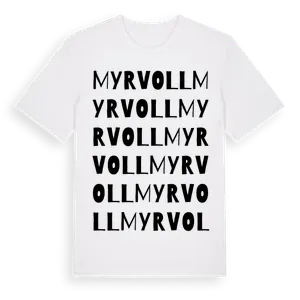Myrvoll ordlek t-shirt – ekologisk bomull t-shirt från Pinshirt
