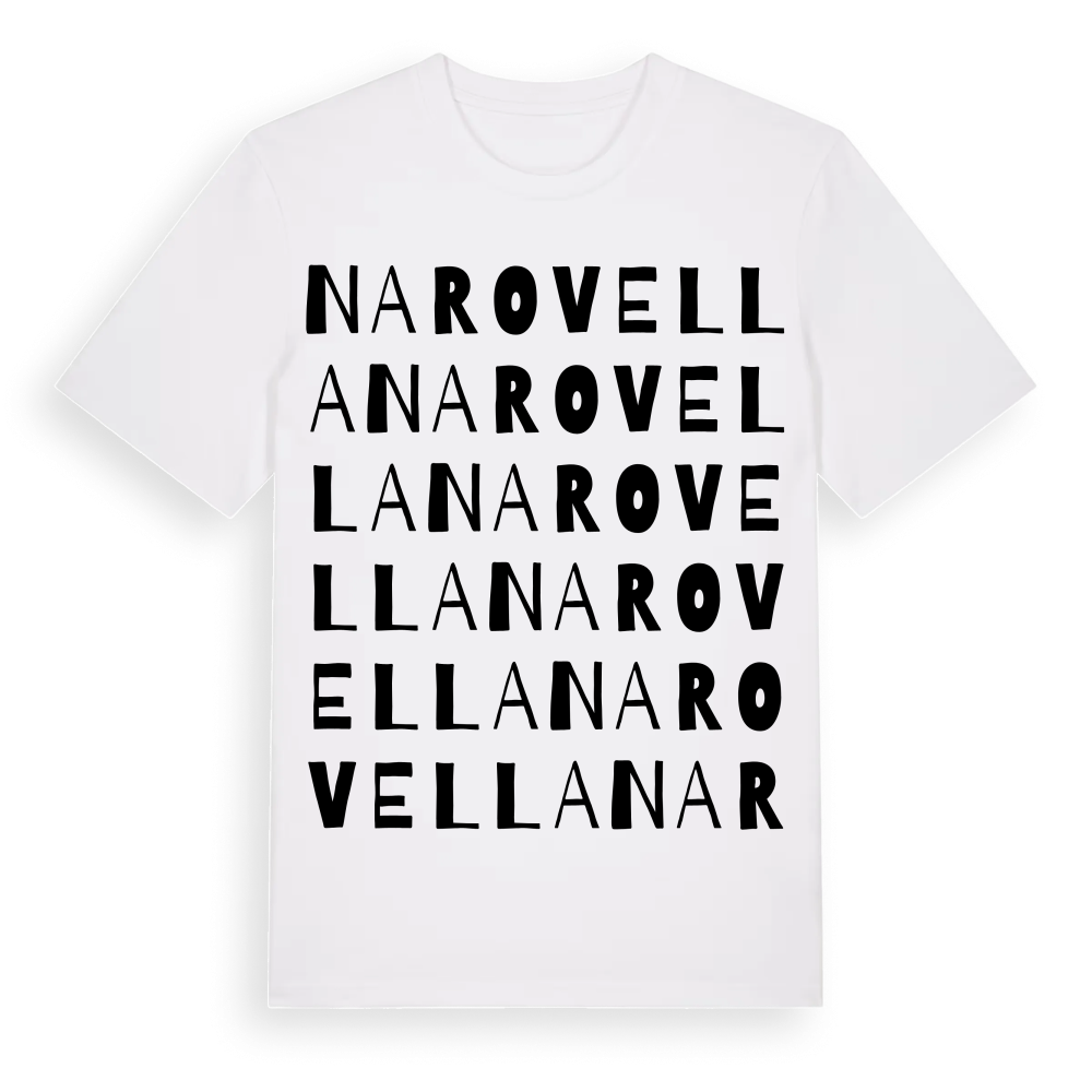 Na Rovella ordlek t-shirt – White, i miljö