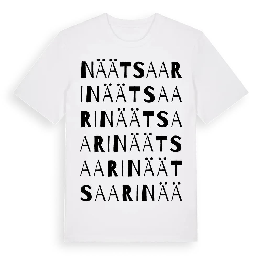 Näätsaari ordlek t-shirt i miljö