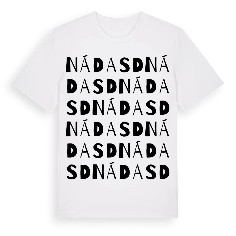 Nádasd ordlek t-shirt – White, i miljö