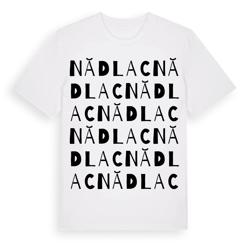 Nădlac ordlek t-shirt – White, i miljö