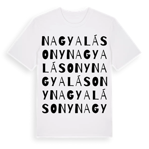 Nagyalásony ordlek t-shirt – ekologisk bomull t-shirt från Pinshirt