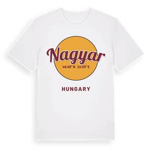 Nagyar cirkel t-shirt – ekologisk bomull t-shirt från Pinshirt