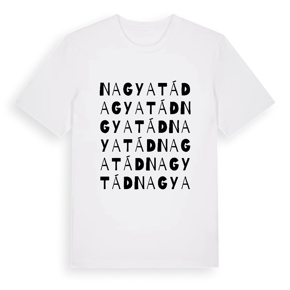Nagyatád ordlek t-shirt – White, i miljö