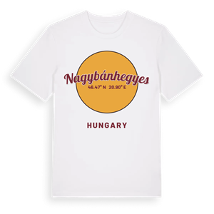 Nagybánhegyes cirkel t-shirt – ekologisk bomull t-shirt från Pinshirt