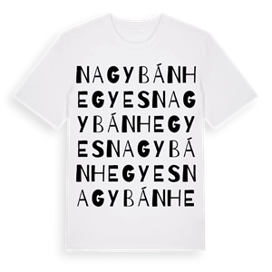 Nagybánhegyes ordlek t-shirt – ekologisk bomull t-shirt från Pinshirt