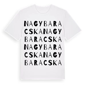 Nagybaracska ordlek t-shirt – ekologisk bomull t-shirt från Pinshirt