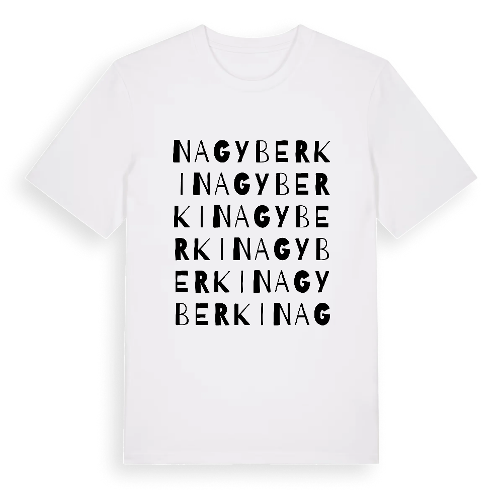 Nagyberki ordlek t-shirt – White, i miljö