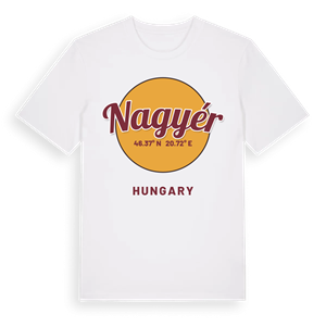 Nagyér cirkel t-shirt – ekologisk bomull t-shirt från Pinshirt