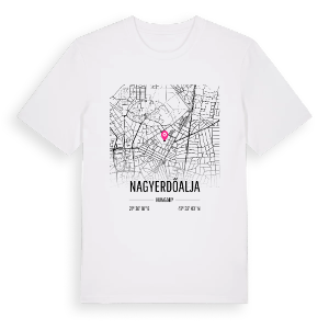 Nagyerdőalja karta t-shirt – ekologisk bomull t-shirt från Pinshirt
