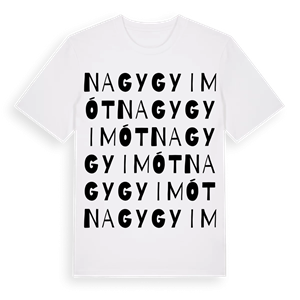 Nagygyimót ordlek t-shirt – ekologisk bomull t-shirt från Pinshirt
