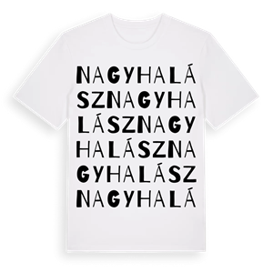 Nagyhalász ordlek t-shirt – ekologisk bomull t-shirt från Pinshirt
