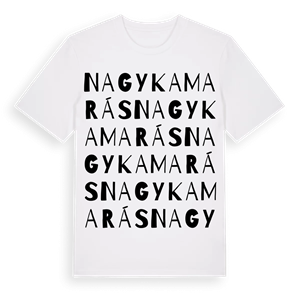 Nagykamarás ordlek t-shirt – ekologisk bomull t-shirt från Pinshirt