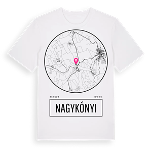 Nagykónyi t-shirt – ekologisk bomull t-shirt från Pinshirt