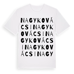 Nagykovácsi ordlek t-shirt – ekologisk bomull t-shirt från Pinshirt