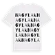 Nagylak ordlek t-shirt