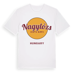 Nagylózs cirkel t-shirt – ekologisk bomull t-shirt från Pinshirt