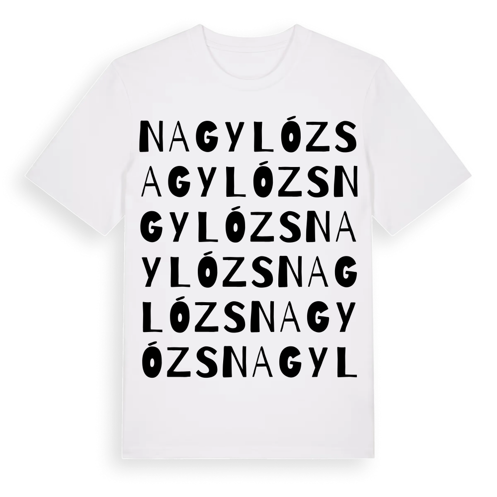 Nagylózs ordlek t-shirt – White, i miljö