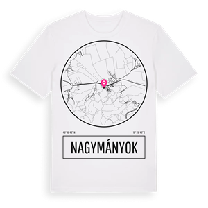 Nagymányok t-shirt – ekologisk bomull t-shirt från Pinshirt