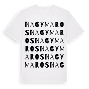 Nagymaros ordlek t-shirt – ekologisk bomull t-shirt från Pinshirt