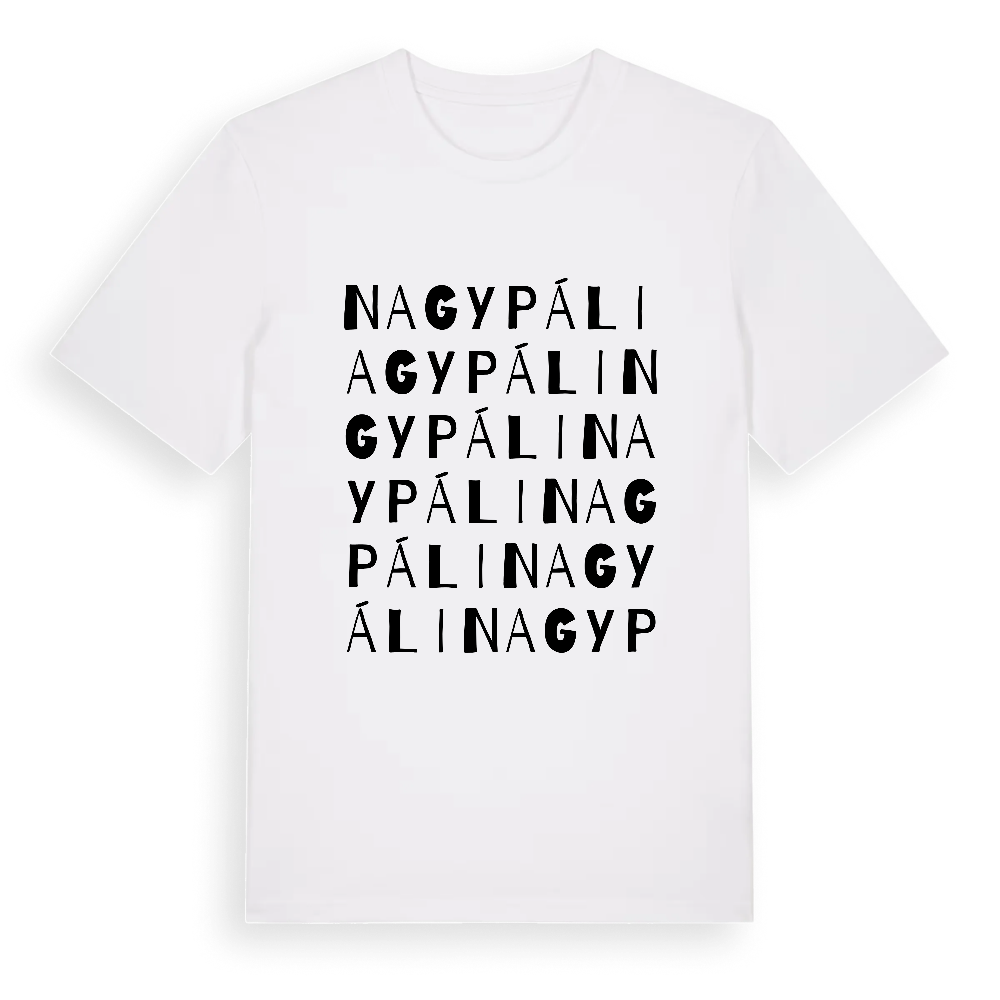 Nagypáli ordlek t-shirt – White, i miljö