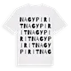 Nagypirit ordlek t-shirt
