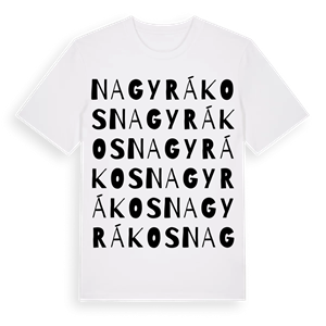 Nagyrákos ordlek t-shirt – ekologisk bomull t-shirt från Pinshirt