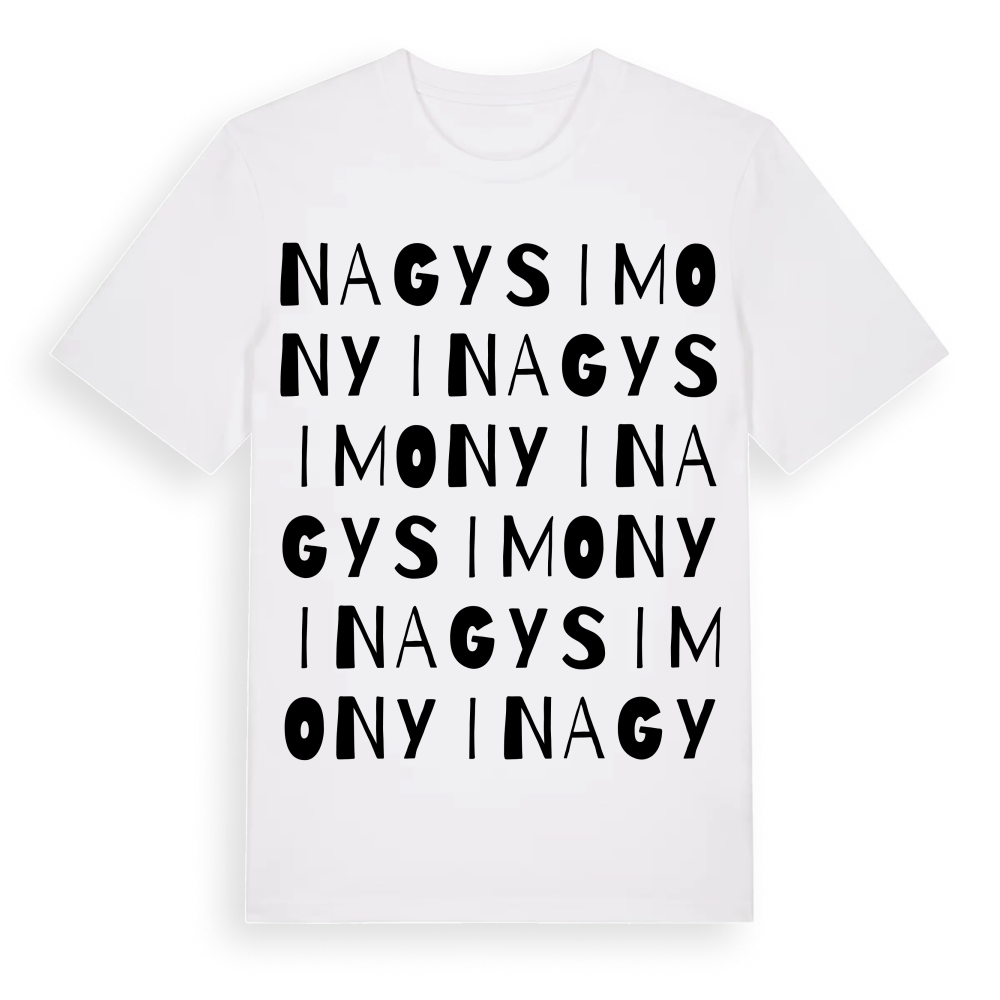 Nagysimonyi ordlek t-shirt – White, i miljö