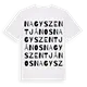 Nagyszentjános ordlek t-shirt