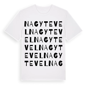 Nagytevel ordlek t-shirt – ekologisk bomull t-shirt från Pinshirt