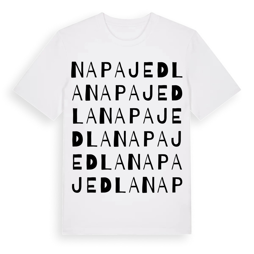 Napajedla ordlek t-shirt – White, i miljö