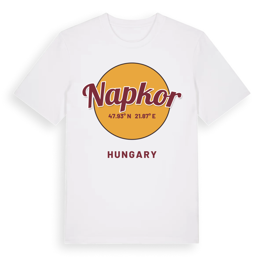 Napkor cirkel t-shirt – White, i miljö