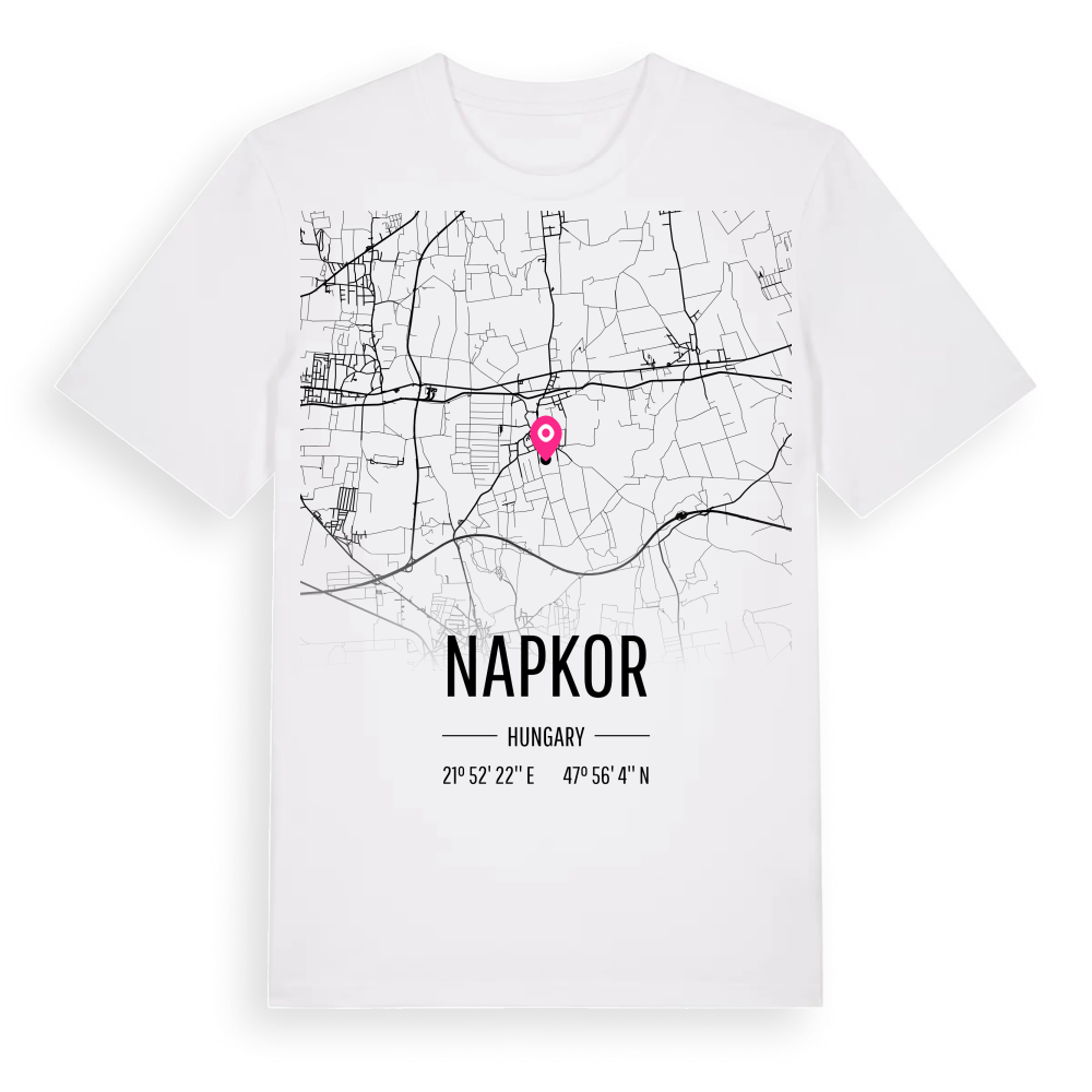 Napkor karta t-shirt – White, i miljö