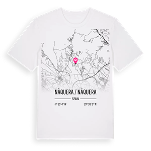 Nàquera / Náquera karta t-shirt – ekologisk bomull t-shirt från Pinshirt