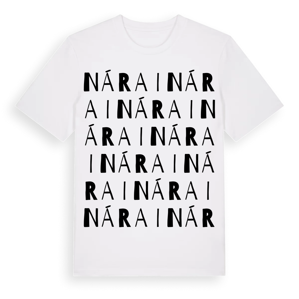 Nárai ordlek t-shirt – White, i miljö