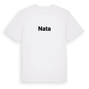 Nata fetstil t-shirt – ekologisk bomull t-shirt från Pinshirt