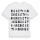 Nebethane ordlek t-shirt