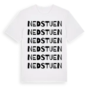 Nedstuen ordlek t-shirt – ekologisk bomull t-shirt från Pinshirt