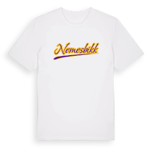 Nemesbikk baseball t-shirt – ekologisk bomull t-shirt från Pinshirt