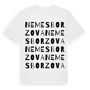 Nemesborzova ordlek t-shirt – ekologisk bomull t-shirt från Pinshirt