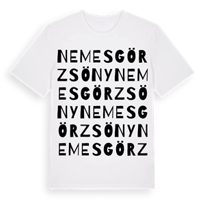 Nemesgörzsöny ordlek t-shirt – ekologisk bomull t-shirt från Pinshirt