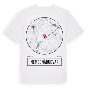 Nemesnádudvar t-shirt – ekologisk bomull t-shirt från Pinshirt