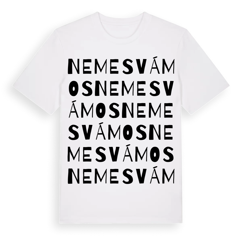 Nemesvámos ordlek t-shirt – White, i miljö